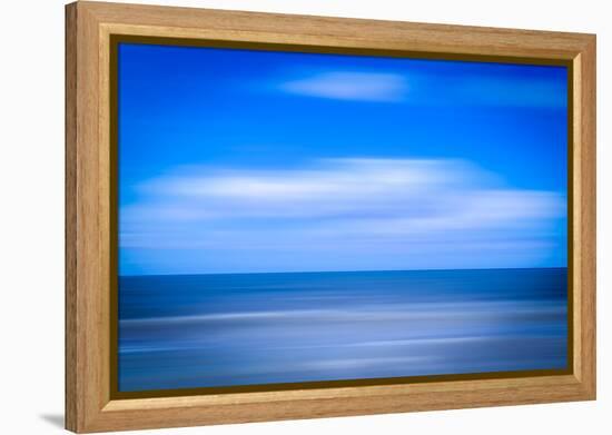 Brush strokes of blue-Marco Carmassi-Framed Premier Image Canvas