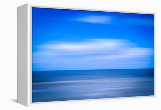 Brush strokes of blue-Marco Carmassi-Framed Premier Image Canvas