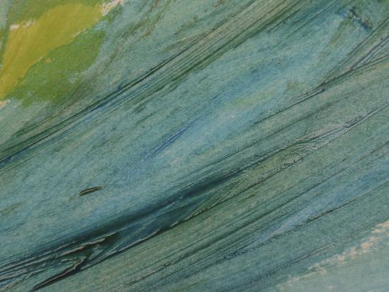 'Brush Strokes on Abstractly Painted Background' Photographic Print