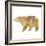 Brushed Gold Animals II-Grace Popp-Framed Art Print