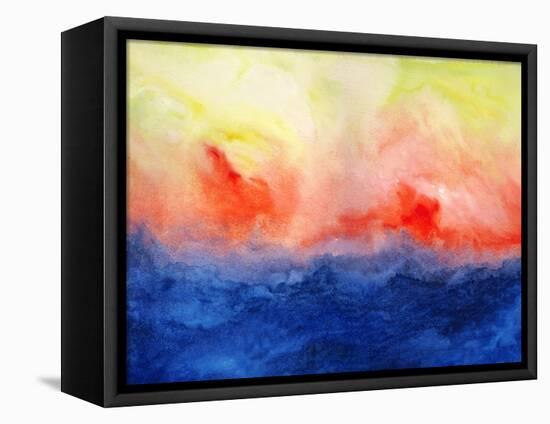 Brushfire II-Jacqueline Maldonado-Framed Stretched Canvas