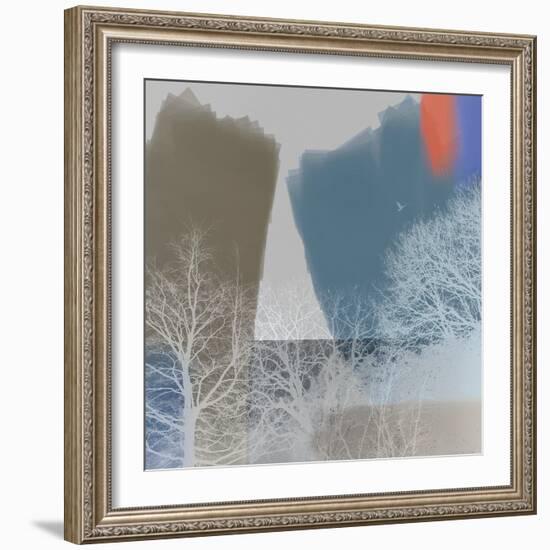 Brushmark Trees-Sarah Cheyne-Framed Giclee Print