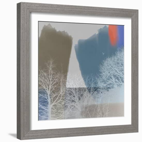 Brushmark Trees-Sarah Cheyne-Framed Giclee Print