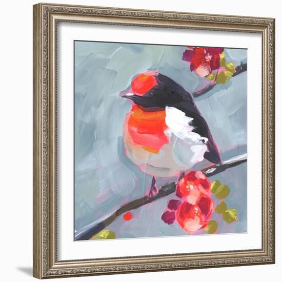 Brushstroke Bird I-Jennifer Parker-Framed Art Print