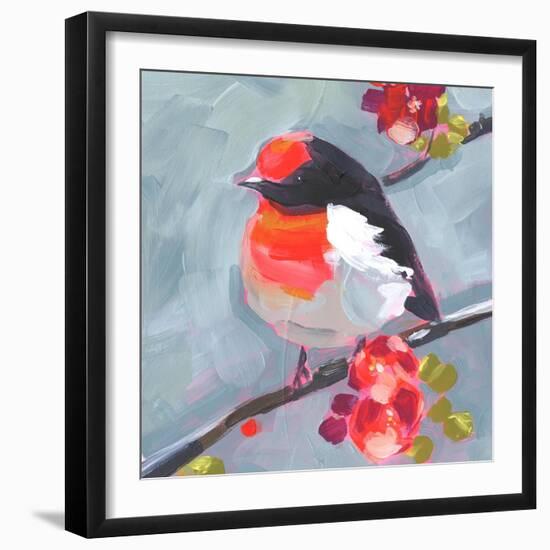 Brushstroke Bird I-Jennifer Parker-Framed Art Print