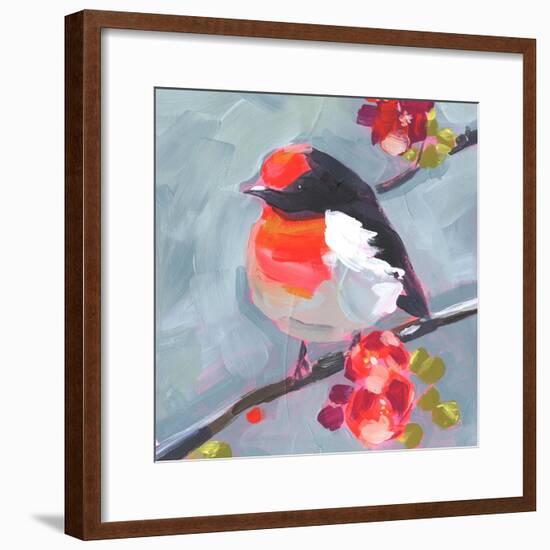 Brushstroke Bird I-Jennifer Parker-Framed Art Print