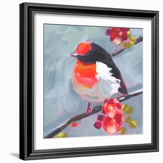 Brushstroke Bird I-Jennifer Parker-Framed Art Print