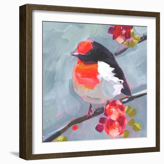 Brushstroke Bird I-Jennifer Parker-Framed Premium Giclee Print