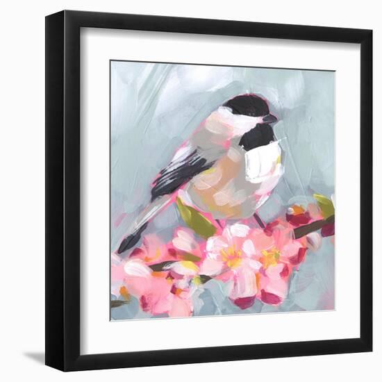 Brushstroke Bird II-Jennifer Parker-Framed Art Print