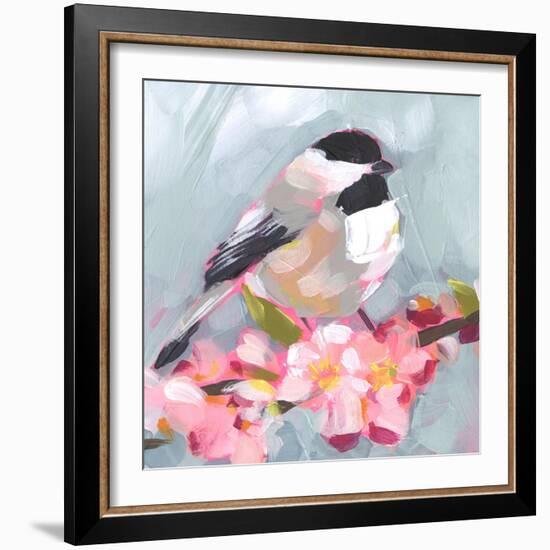 Brushstroke Bird II-Jennifer Parker-Framed Art Print