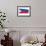 Brushstroke Flag Philippines-robodread-Framed Art Print displayed on a wall