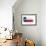 Brushstroke Flag Texas-robodread-Framed Art Print displayed on a wall