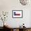 Brushstroke Flag Texas-robodread-Framed Art Print displayed on a wall