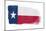 Brushstroke Flag Texas-robodread-Mounted Art Print