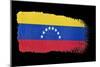 Brushstroke Flag Venezuela-robodread-Mounted Art Print