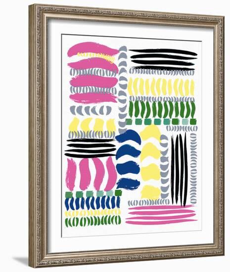 Brushstrokes-Ben James-Framed Giclee Print