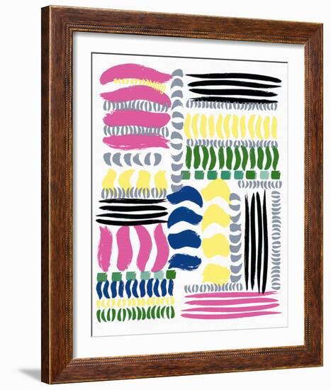 Brushstrokes-Ben James-Framed Giclee Print