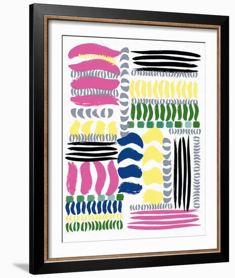 Brushstrokes-Ben James-Framed Giclee Print