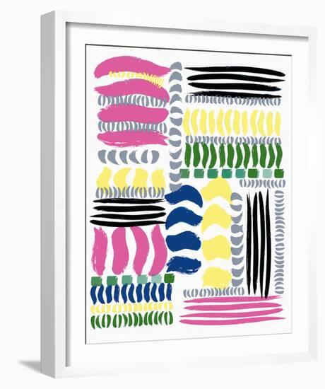 Brushstrokes-Ben James-Framed Giclee Print