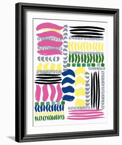 Brushstrokes-Ben James-Framed Giclee Print