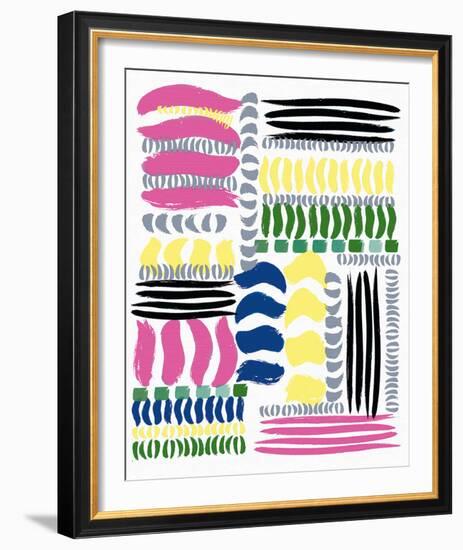 Brushstrokes-Ben James-Framed Giclee Print