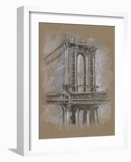 Brushwork Architecture Study IV-Ethan Harper-Framed Art Print