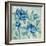 Brushy Blue Flowers I-Silvia Vassileva-Framed Art Print