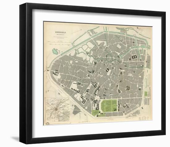 Brussels, Belgium, c.1837-null-Framed Art Print