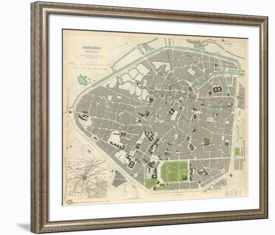 Brussels, Belgium, c.1837-null-Framed Art Print