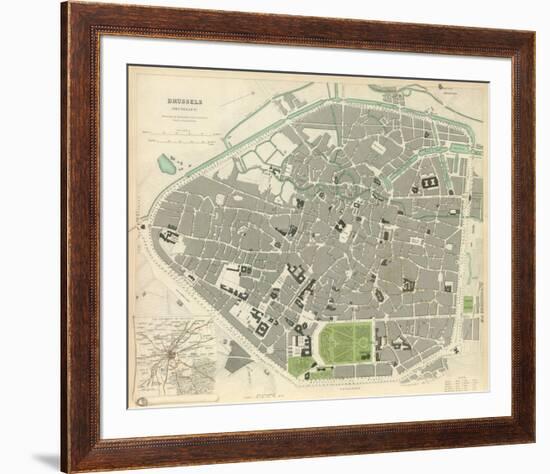 Brussels, Belgium, c.1837-null-Framed Art Print