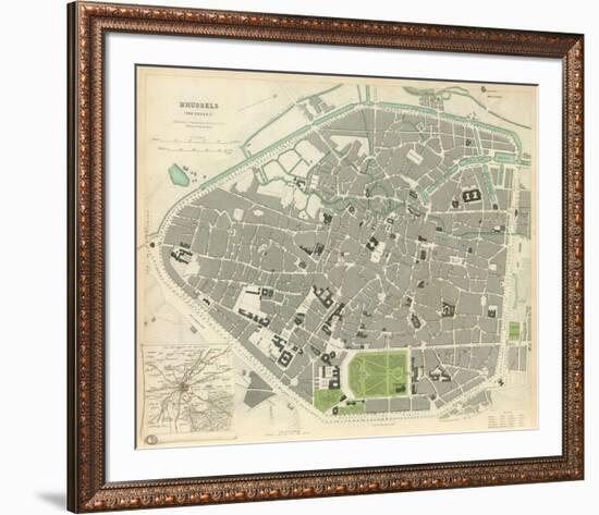 Brussels, Belgium, c.1837-null-Framed Art Print