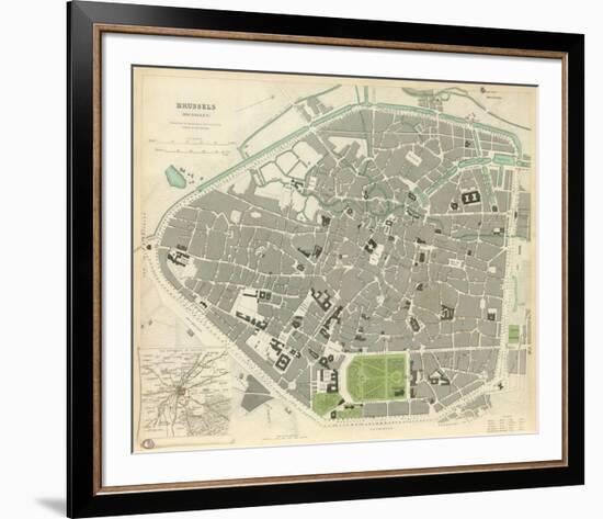 Brussels, Belgium, c.1837-null-Framed Art Print