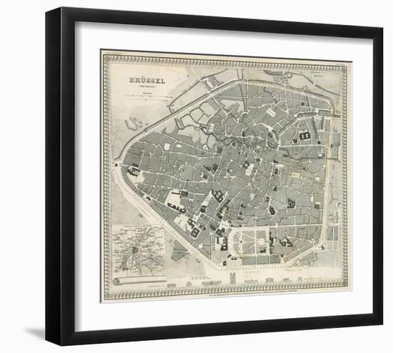 Brussels, Belgium, c.1860-null-Framed Art Print