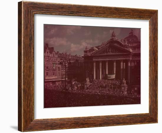 Brussels European Movement Conf-Dmitri Kessel-Framed Photographic Print