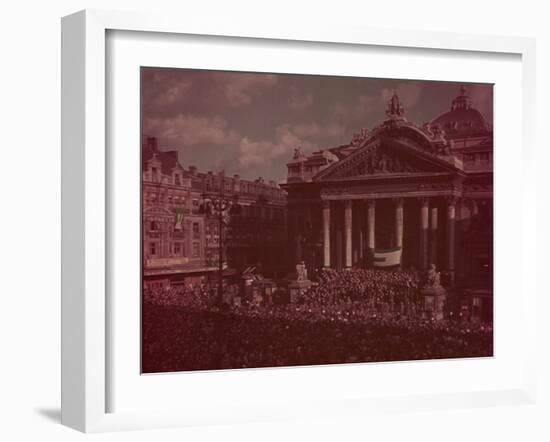 Brussels European Movement Conf-Dmitri Kessel-Framed Photographic Print