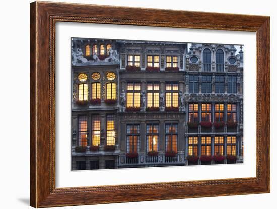 Brussels Grand Place 1-Charles Bowman-Framed Photographic Print