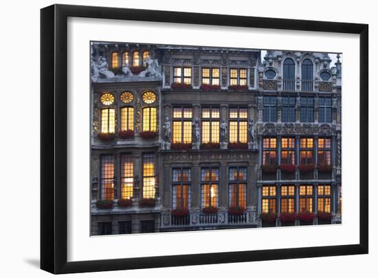 Brussels Grand Place 1-Charles Bowman-Framed Photographic Print