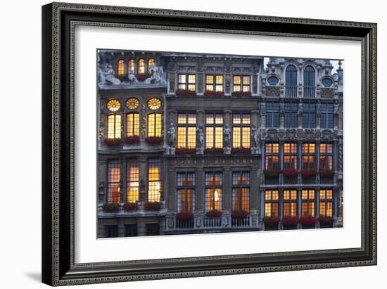 Brussels Grand Place 1-Charles Bowman-Framed Photographic Print