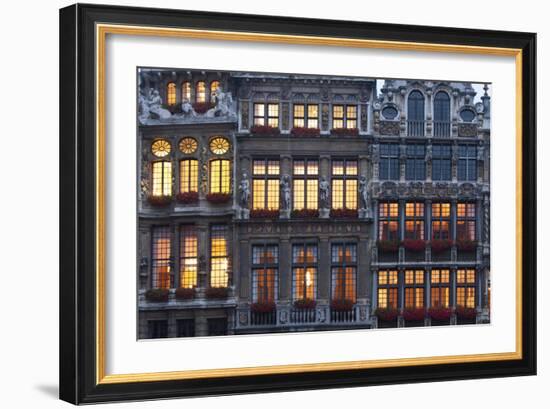 Brussels Grand Place 1-Charles Bowman-Framed Photographic Print