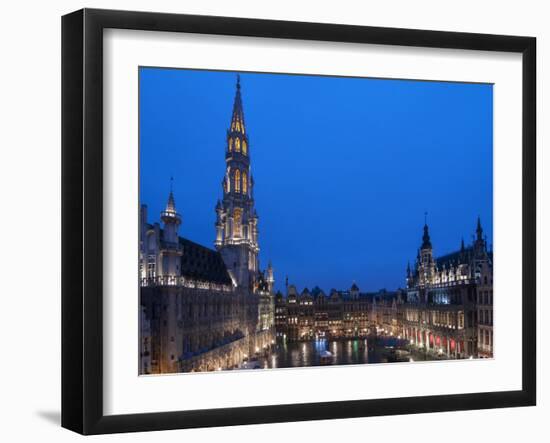 Brussels Grand Place 2-Charles Bowman-Framed Photographic Print