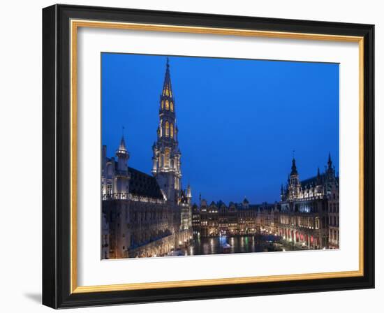 Brussels Grand Place 2-Charles Bowman-Framed Photographic Print