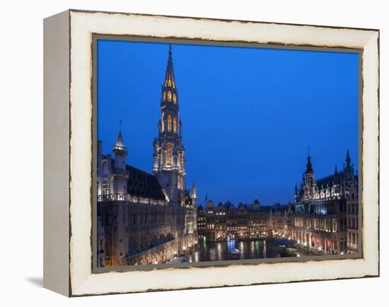 Brussels Grand Place 2-Charles Bowman-Framed Premier Image Canvas