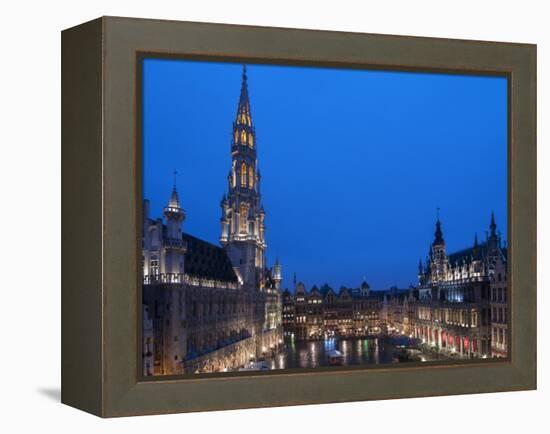 Brussels Grand Place 2-Charles Bowman-Framed Premier Image Canvas