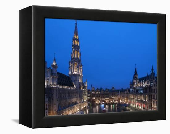 Brussels Grand Place 2-Charles Bowman-Framed Premier Image Canvas