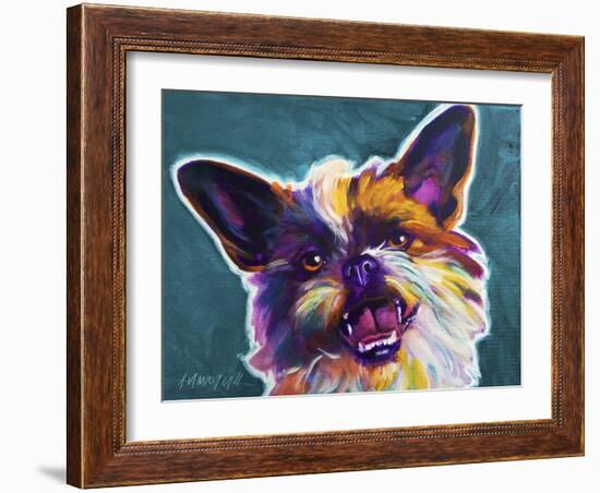 Brussels Griffon - Spicey-Dawgart-Framed Giclee Print