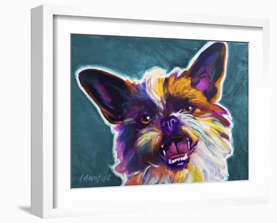 Brussels Griffon - Spicey-Dawgart-Framed Giclee Print