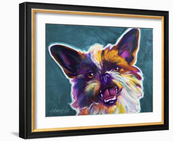 Brussels Griffon - Spicey-Dawgart-Framed Giclee Print