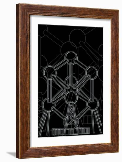 Brussels Night-Cristian Mielu-Framed Art Print