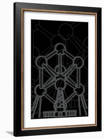 Brussels Night-Cristian Mielu-Framed Art Print