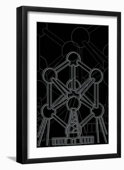 Brussels Night-Cristian Mielu-Framed Art Print